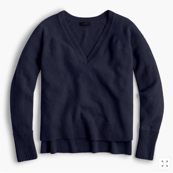 J. CREW V Neck Split Hem - Picture 2 of 10